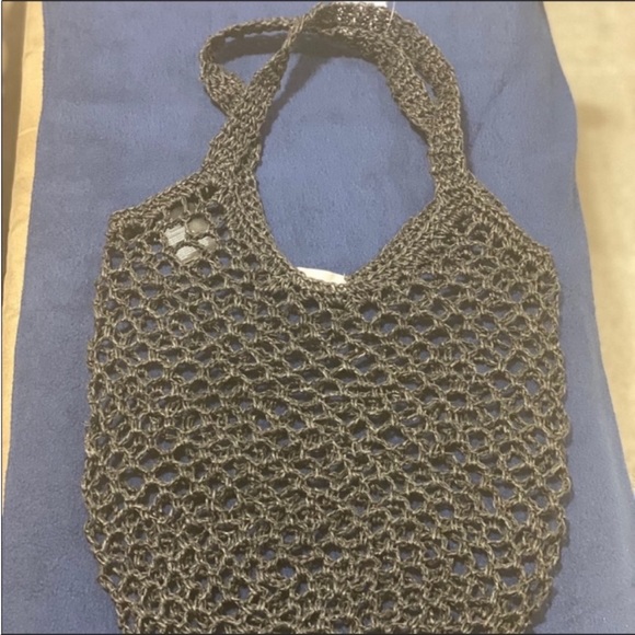 NWT H&M Net Summer Bag - Black - Picture 3 of 5